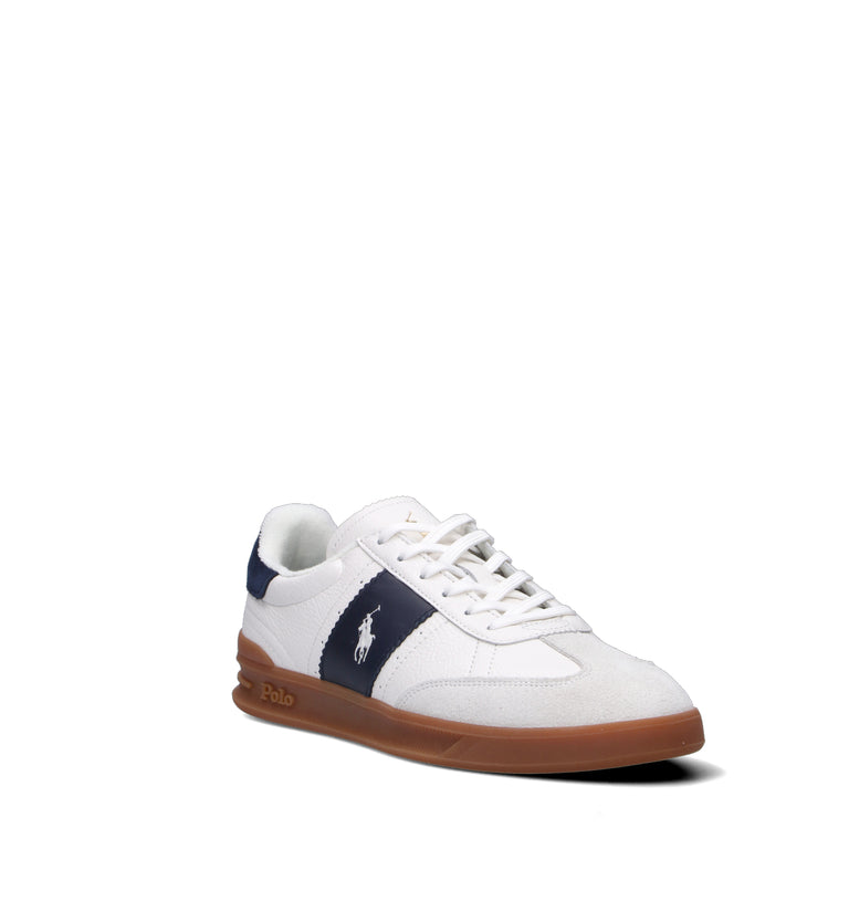 POLO SPORT Sneaker donna bianca in pelle