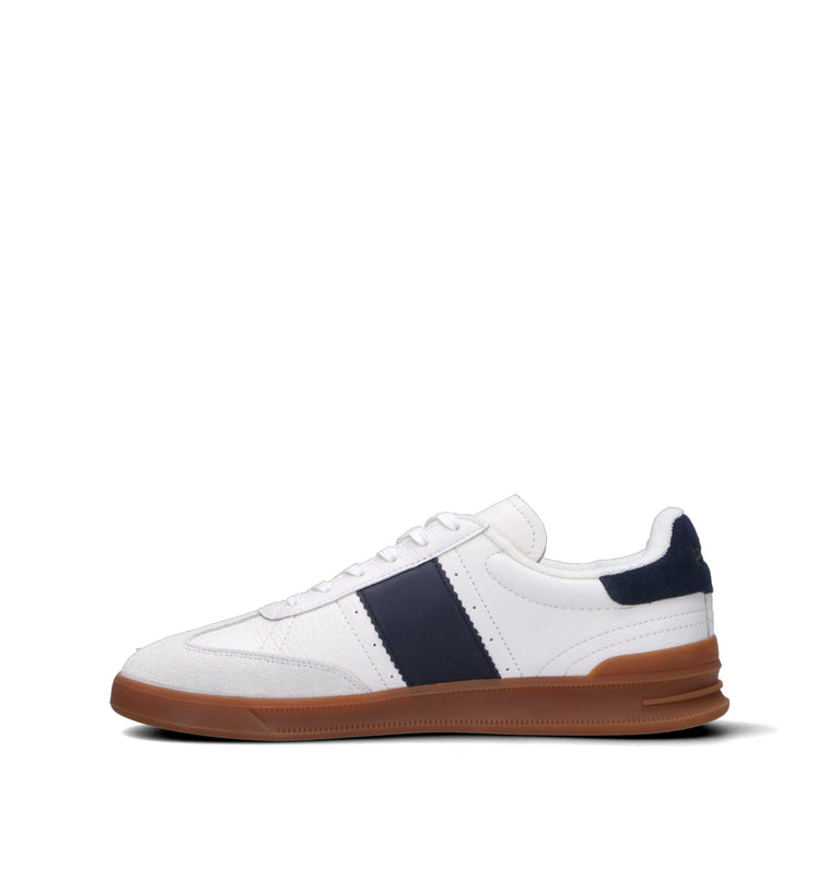 POLO SPORT Sneaker donna bianca in pelle