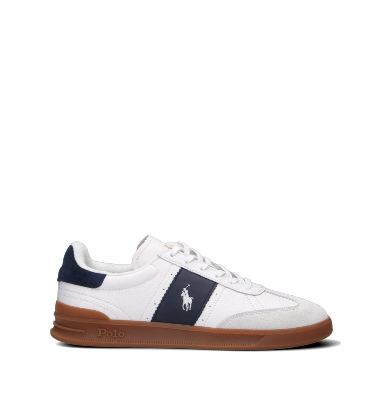 POLO SPORT Sneaker donna bianca in pelle