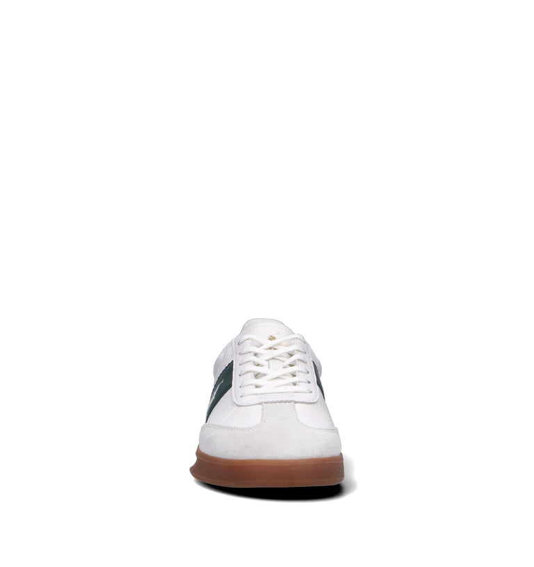 POLO RALPH LAUREN Sneaker uomo bianca/verde in pelle