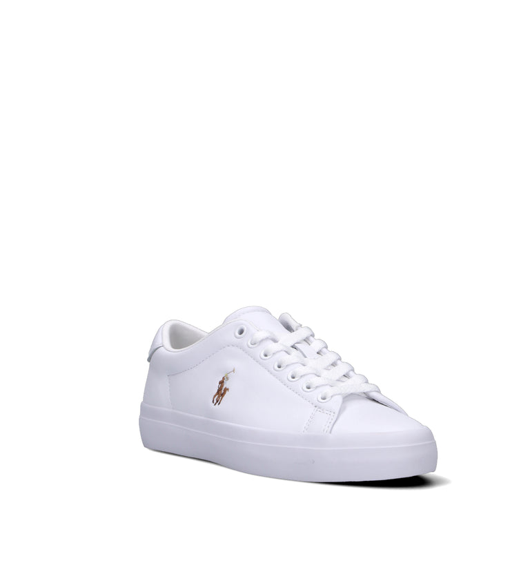 POLO RALPH LAUREN Sneaker donna bianca in pelle