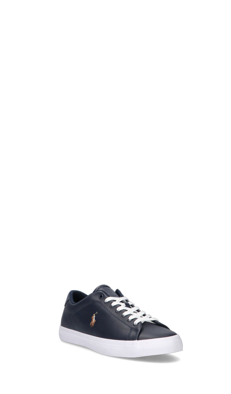 RALPH LAUREN Sneaker uomo blu in pelle