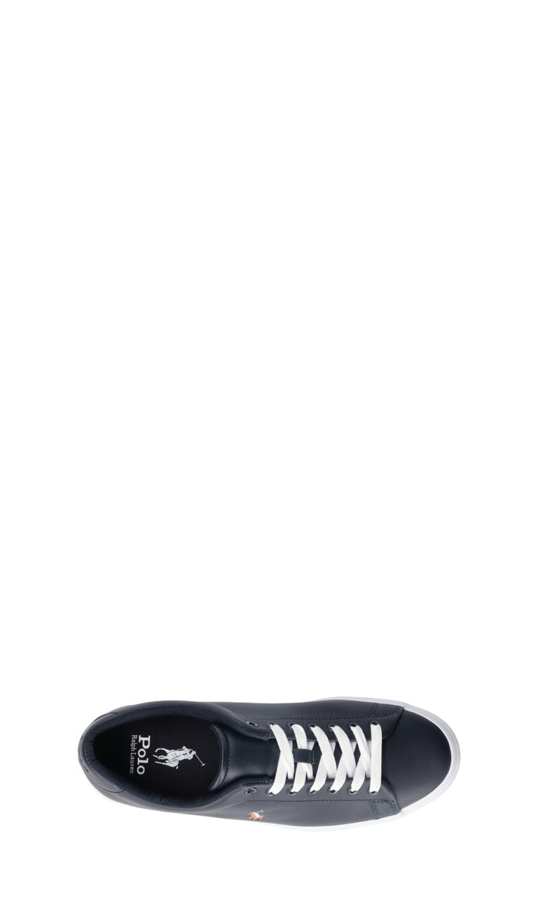 RALPH LAUREN Sneaker uomo blu in pelle