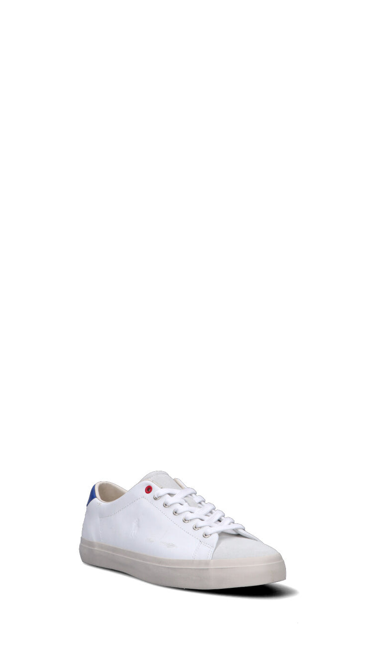 POLO RALPH LAUREN Sneaker uomo bianca/blu in suede