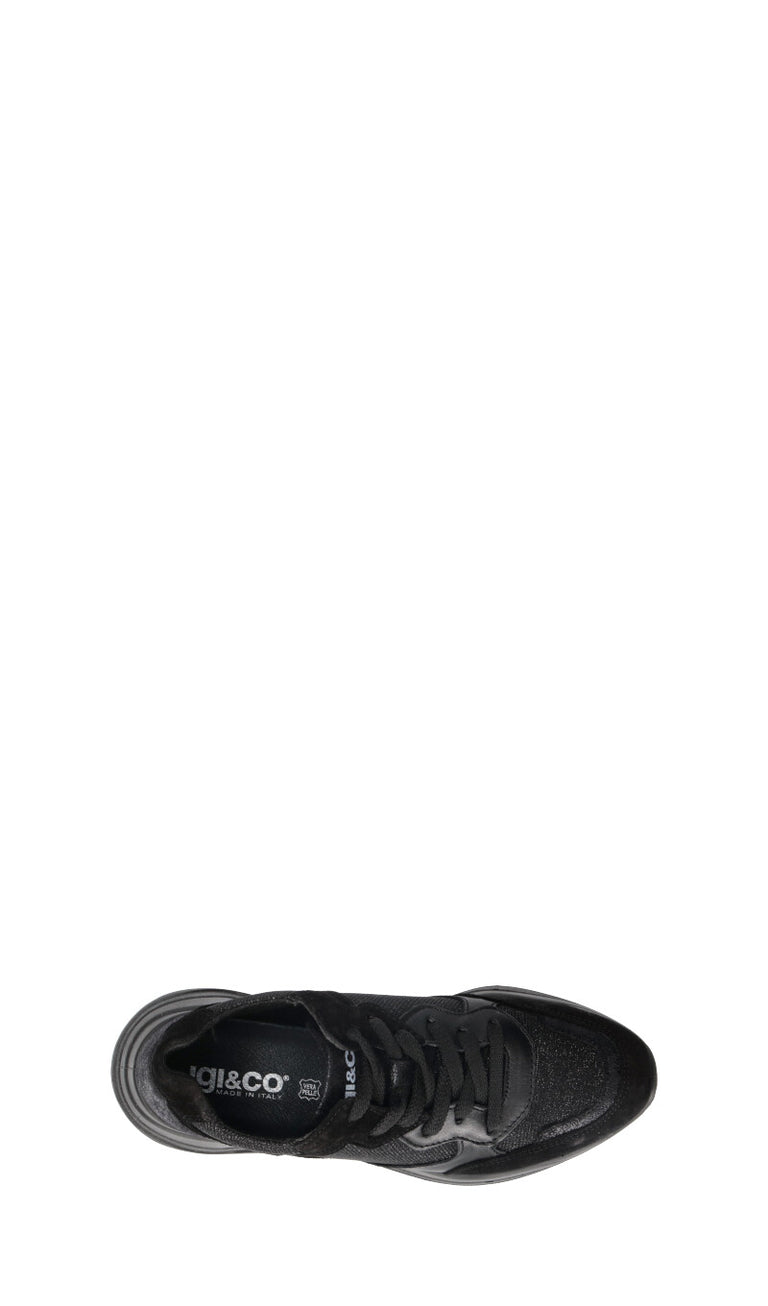 IGI&CO Sneaker donna nera in suede