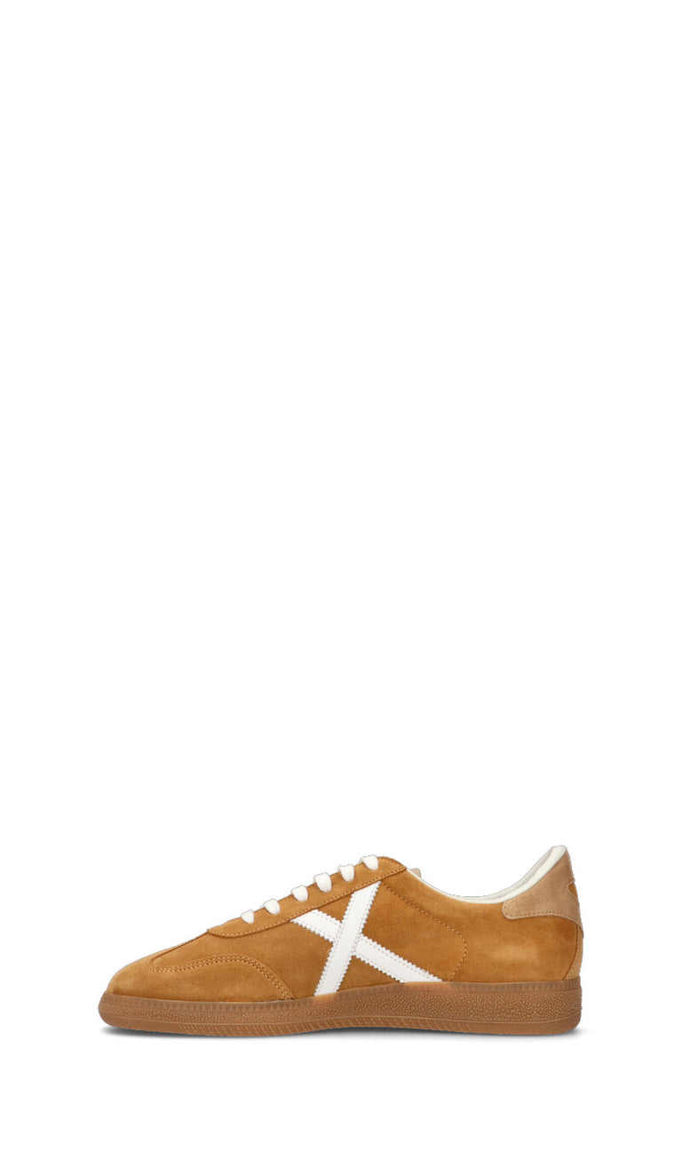 MUNICH - BARRU Sneaker uomo cammello in suede
