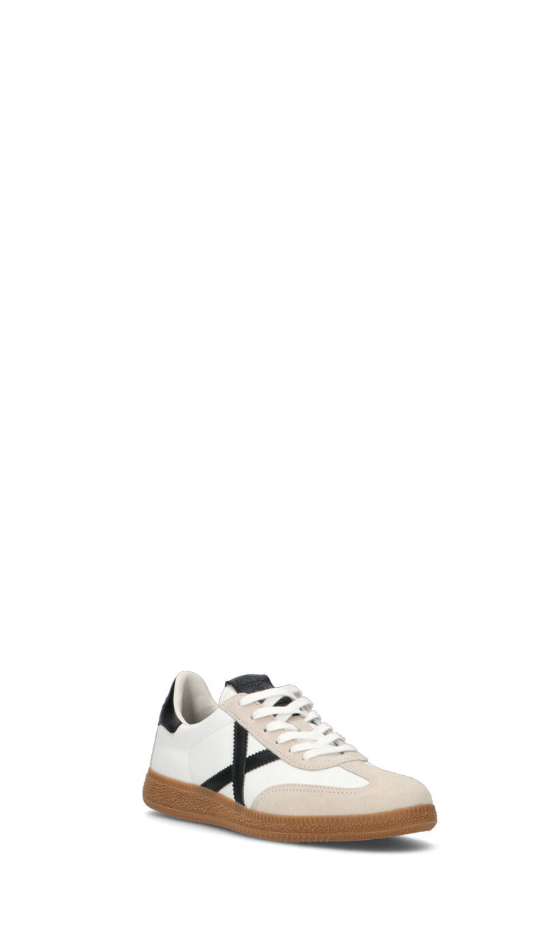 MUNICH - X-COURT Sneaker uomo bianca/nera in pelle