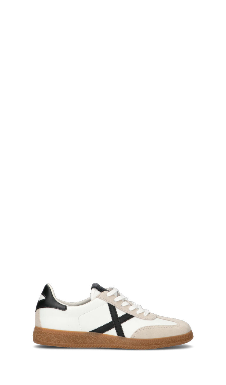 MUNICH - X-COURT Sneaker uomo bianca/nera in pelle