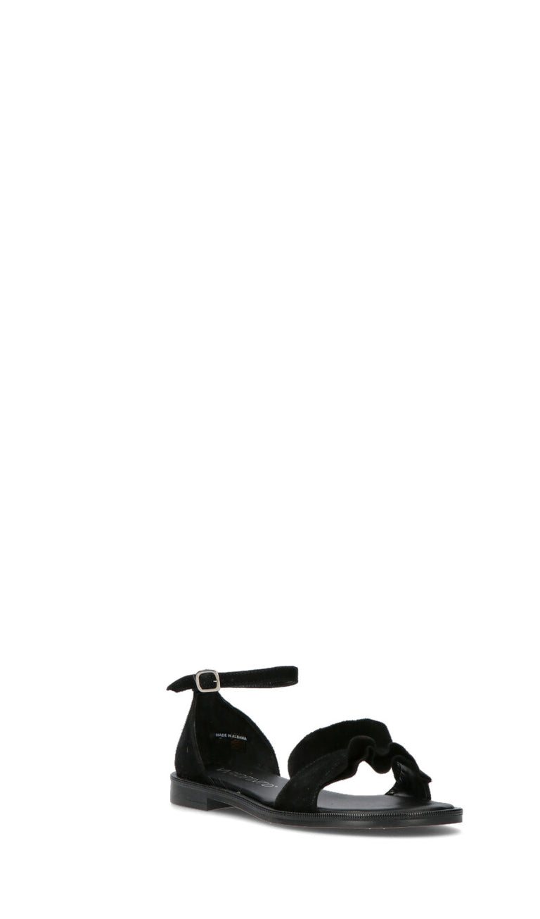 VARIOPINTO Sandalo donna nero in suede