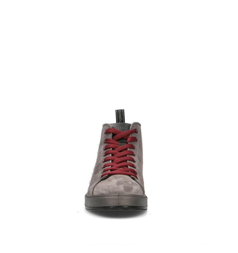 IGI&CO Sneaker uomo grigia in suede