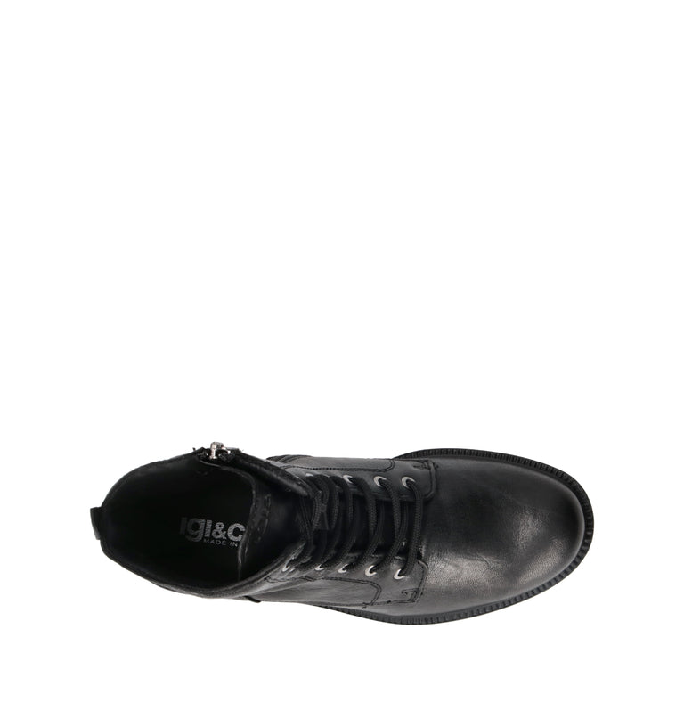 IGI&CO Anfibio donna nero in pelle