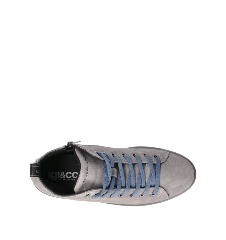 IGI&CO Sneaker donna grigia in suede