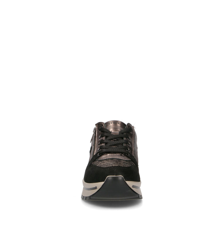 IGI&CO Sneaker donna nera in pelle
