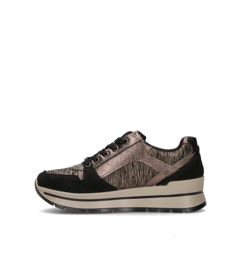 IGI&CO Sneaker donna nera in pelle