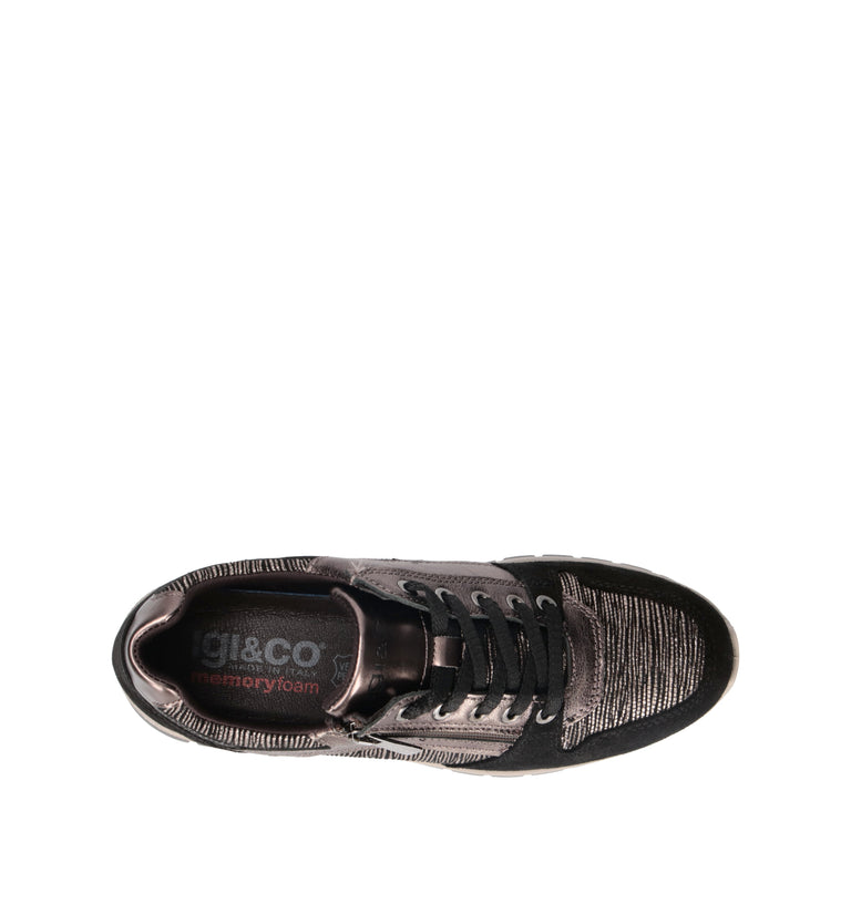 IGI&CO Sneaker donna nera in pelle