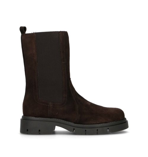 RABARBARO Beatles donna testa di moro in suede