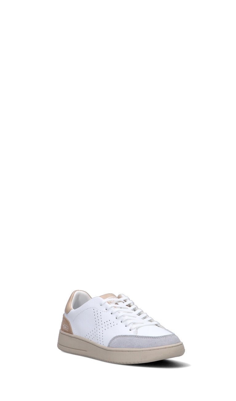 MUNICH - X-COURT Sneaker donna bianca/beige in pelle