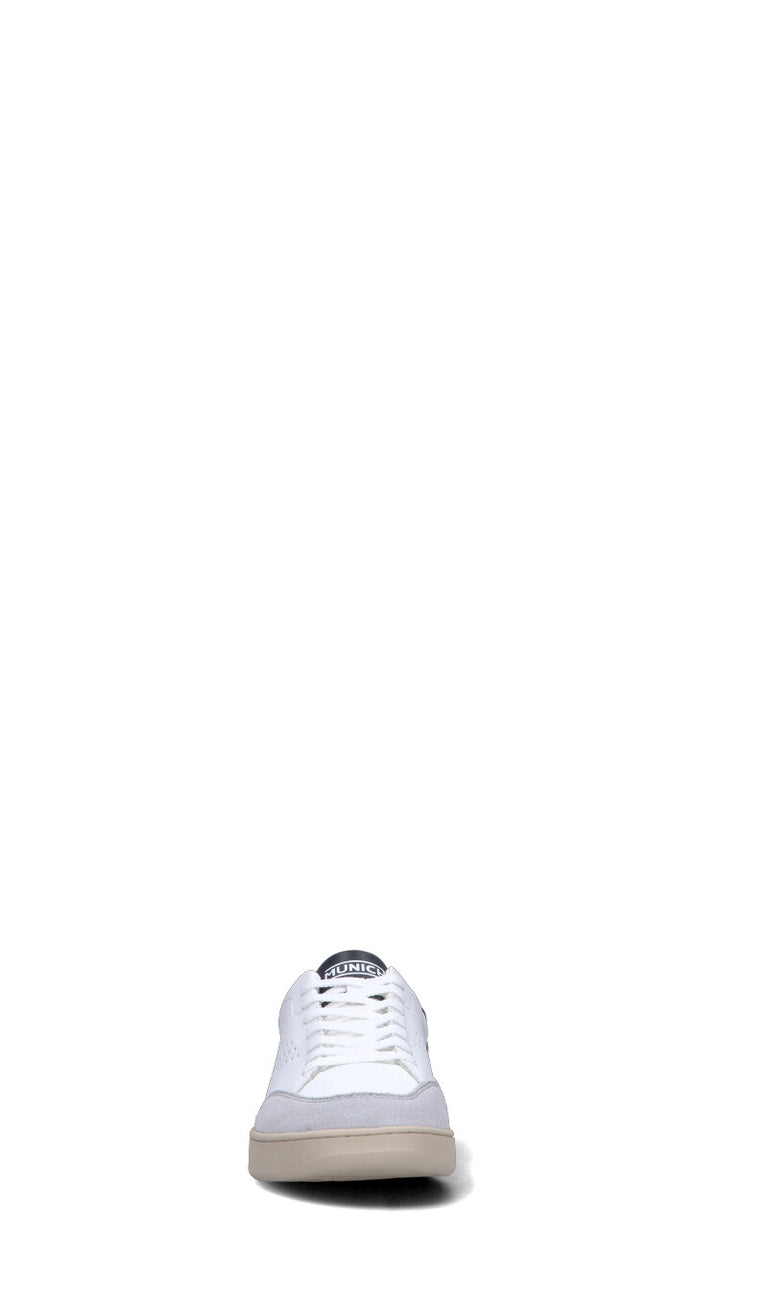 MUNICH - X-COURT Sneaker uomo bianca/nera in pelle