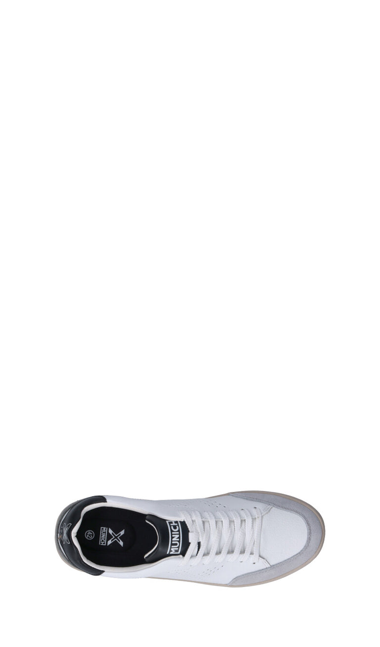 MUNICH - X-COURT Sneaker uomo bianca/nera in pelle