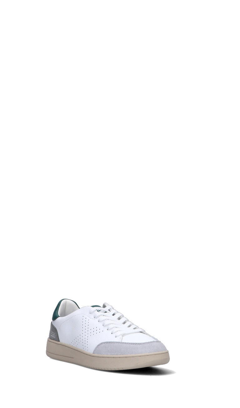 MUNICH - X-COURT Sneaker uomo bianca/verde in pelle
