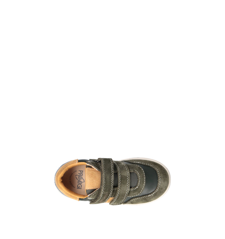 PRIMIGI Sneaker bimbo militare in suede