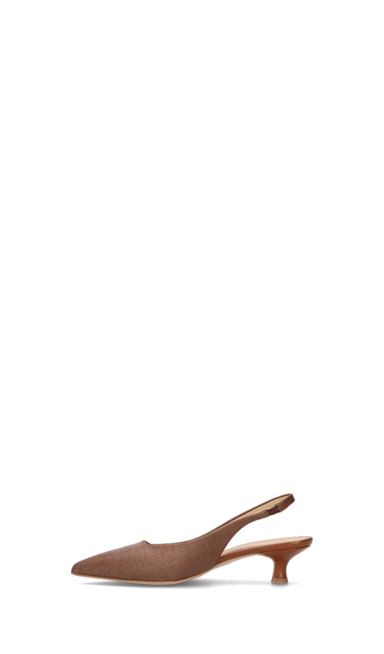REBECCA VAN DIK Slingback donna marrone