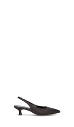 REBECCA VAN DIK Slingback donna nera