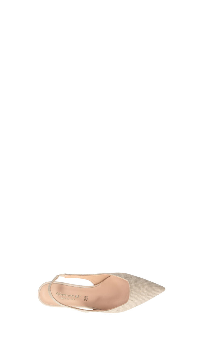 REBECCA VAN DIK Slingback donna sabbia
