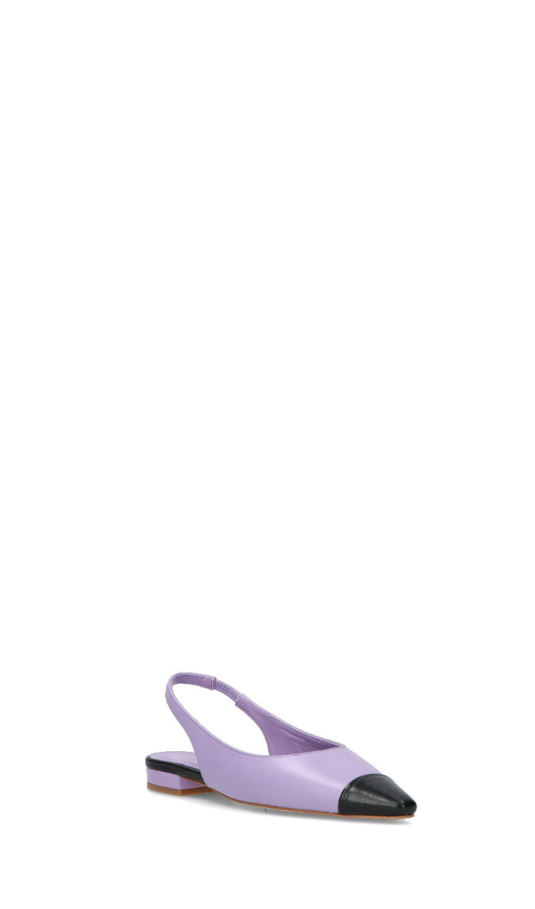 FRAU Slingback donna viola in pelle