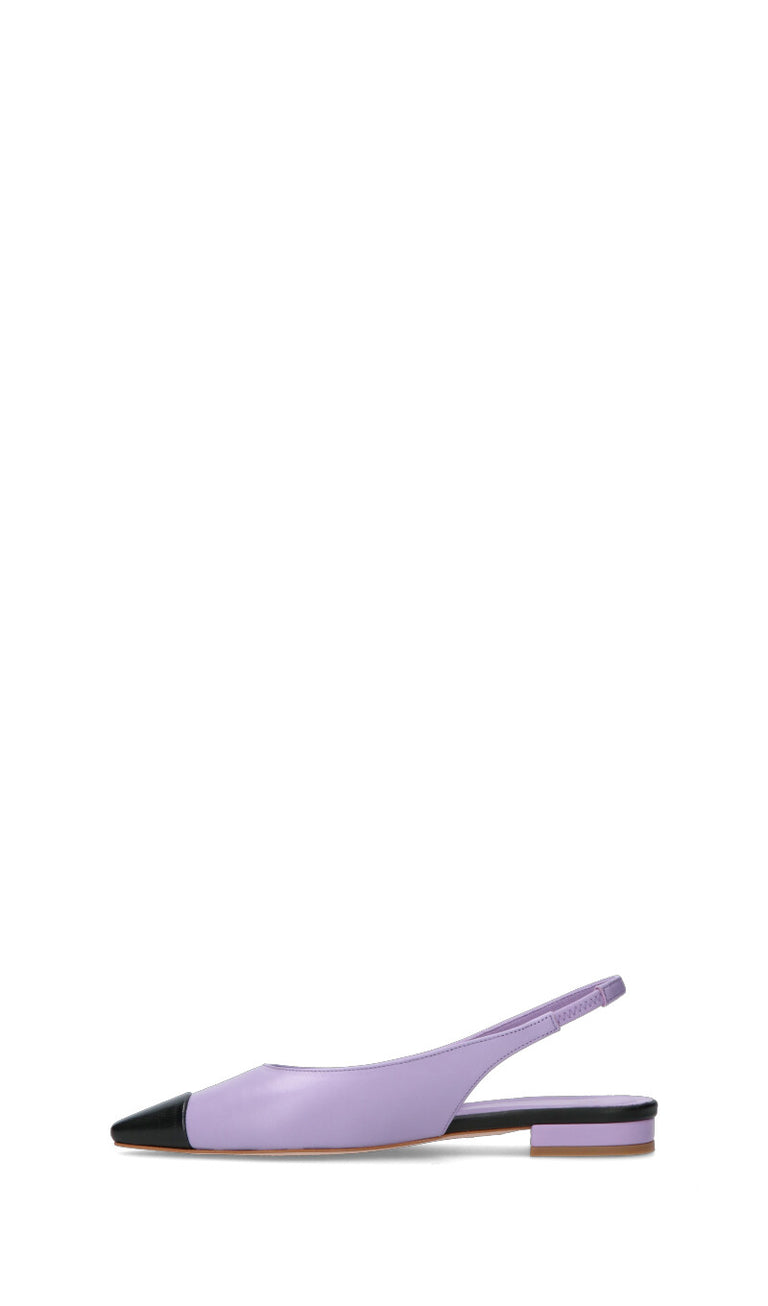 FRAU Slingback donna viola in pelle