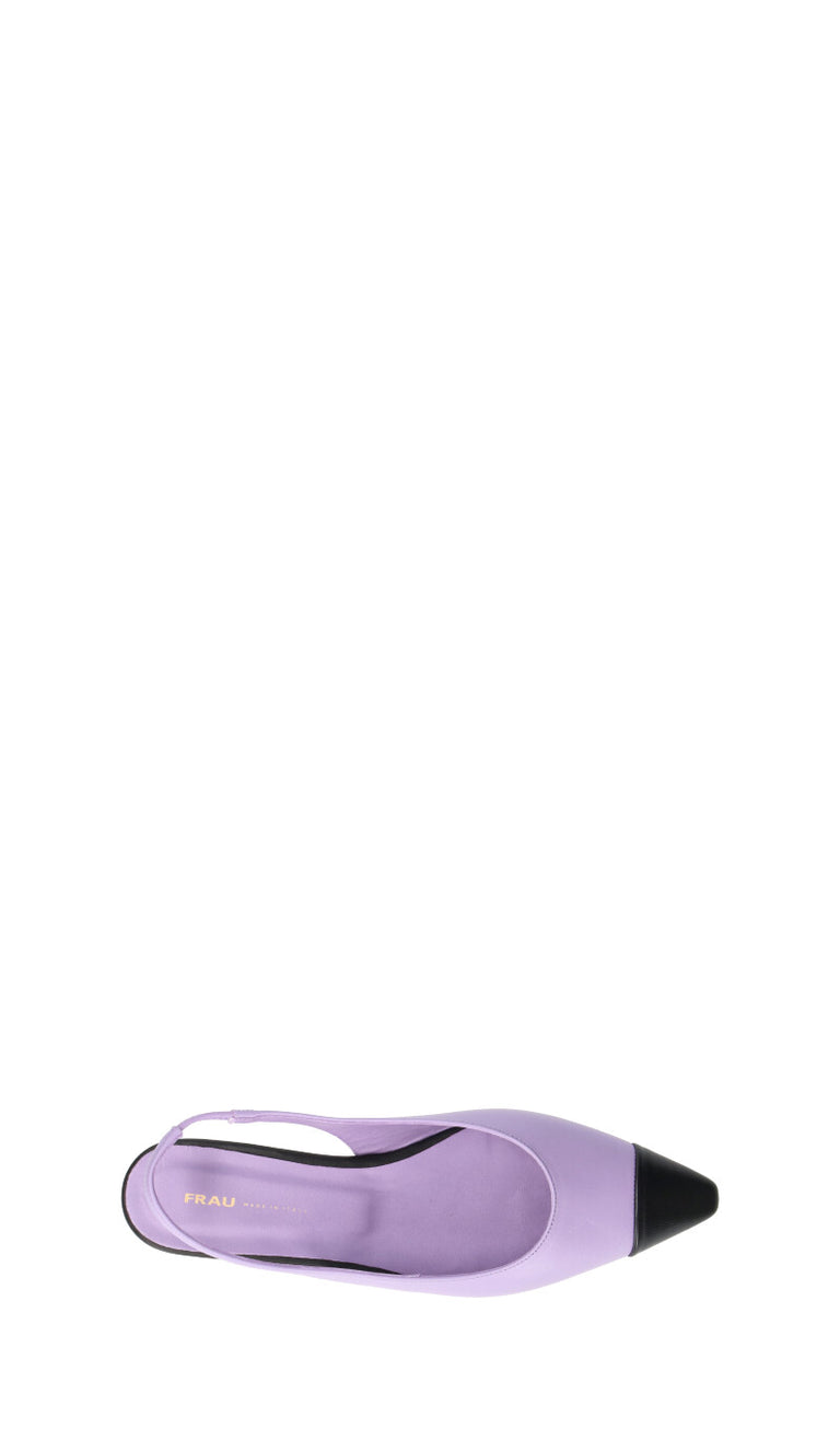 FRAU Slingback donna viola in pelle