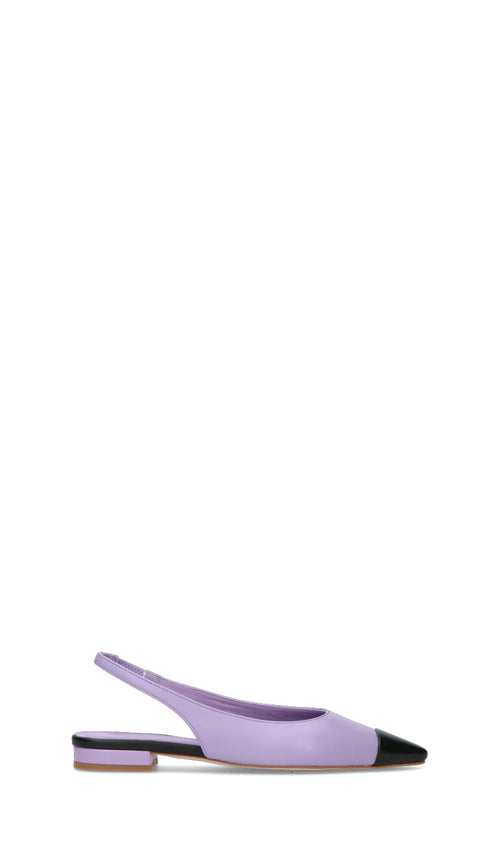 FRAU Slingback donna viola in pelle