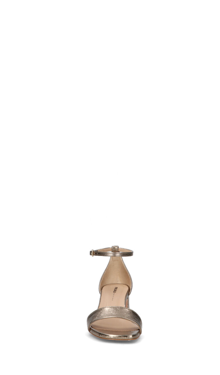 FRAU Sandalo donna oro in pelle