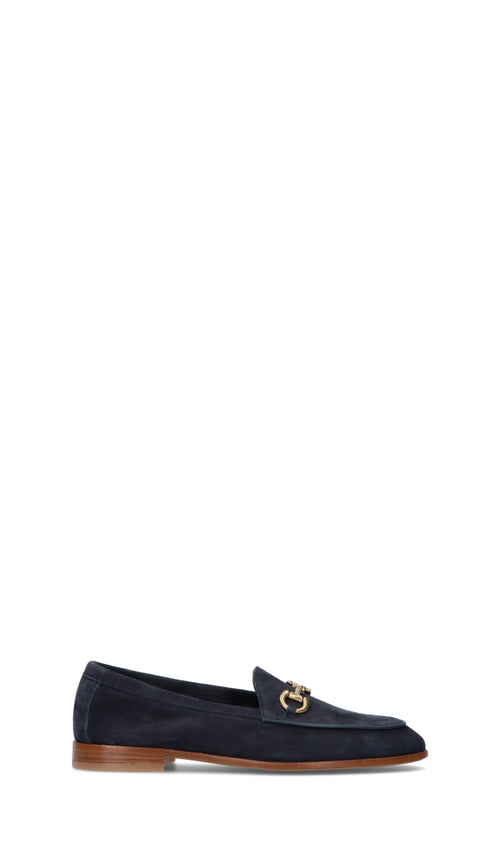 FRAU Mocassino donna blu in suede