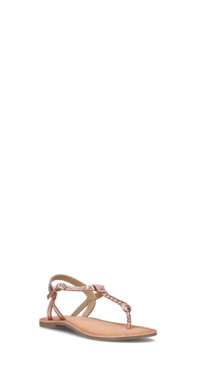 A.ENNIE Sandalo donna oro rosa in pelle