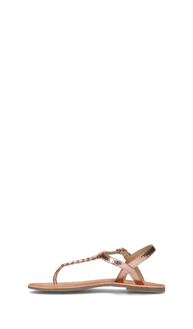 A.ENNIE Sandalo donna oro rosa in pelle