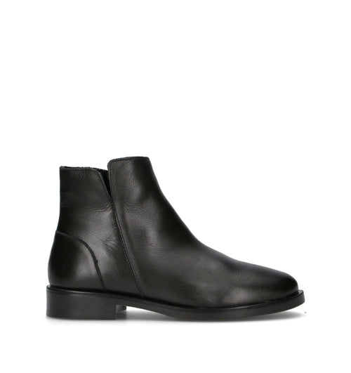 VARIOPINTO Tronchetto donna nero in pelle