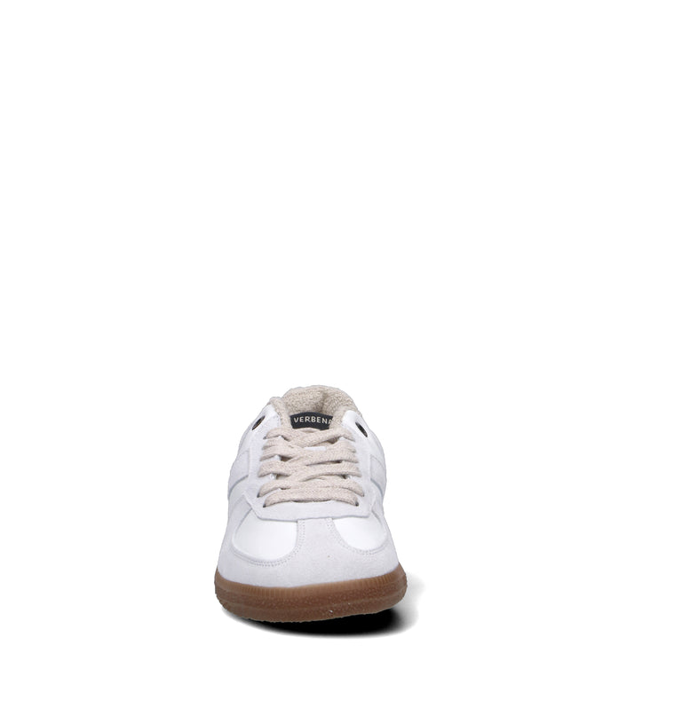 VERBENAS Sneaker donna bianca in pelle