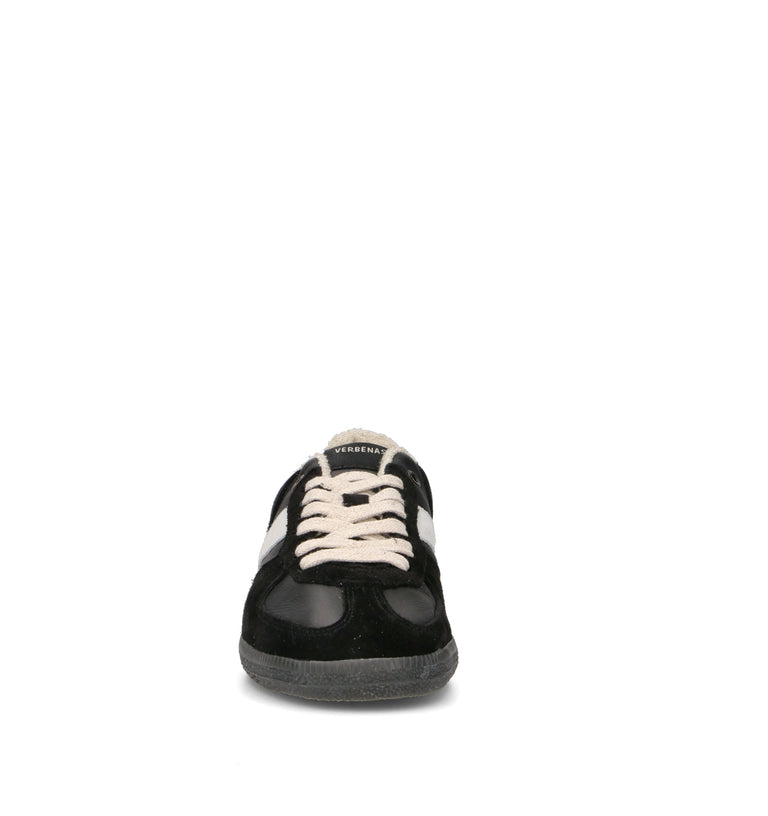 VERBENAS Sneaker donna nera in pelle