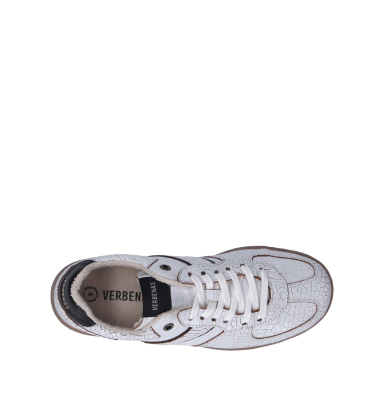 VERBENAS Sneaker donna bianca in pelle