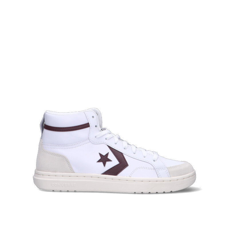 CONVERSE Sneaker uomo bianca/rossa in pelle – Quellogiusto
