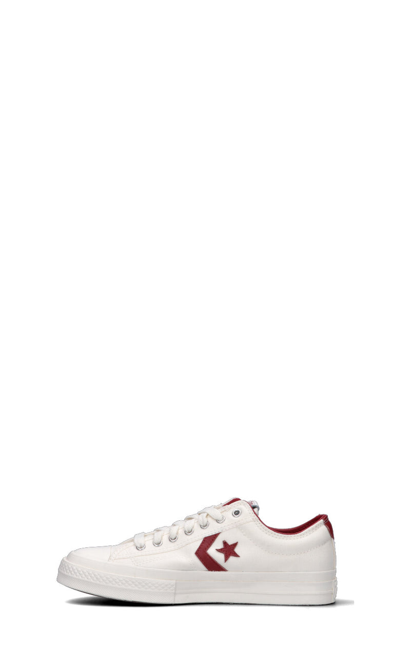 CONVERSE STAR PLAYER 76 OX Sneaker uomo bianca/rossa