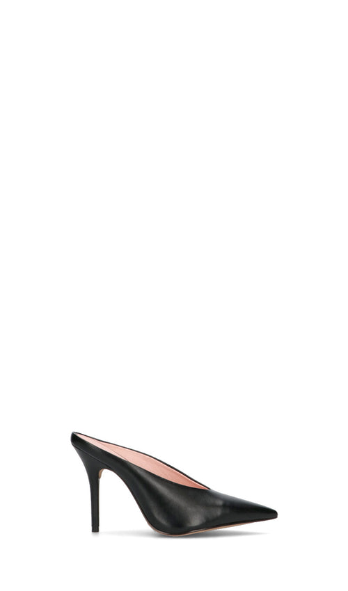 AREZZO Sabot donna nero in pelle