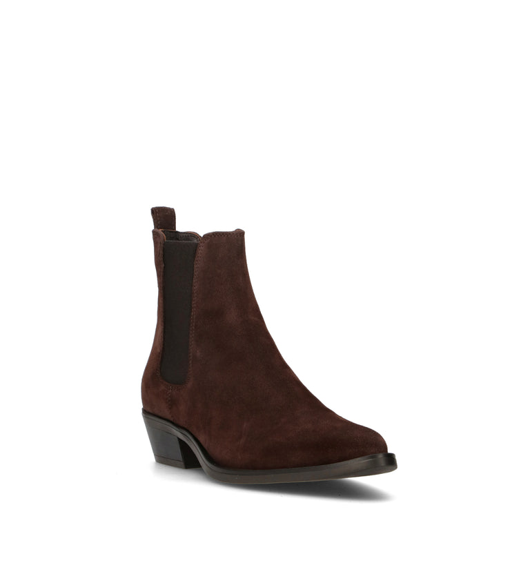 CARMENS Tronchetto donna testa di moro in suede