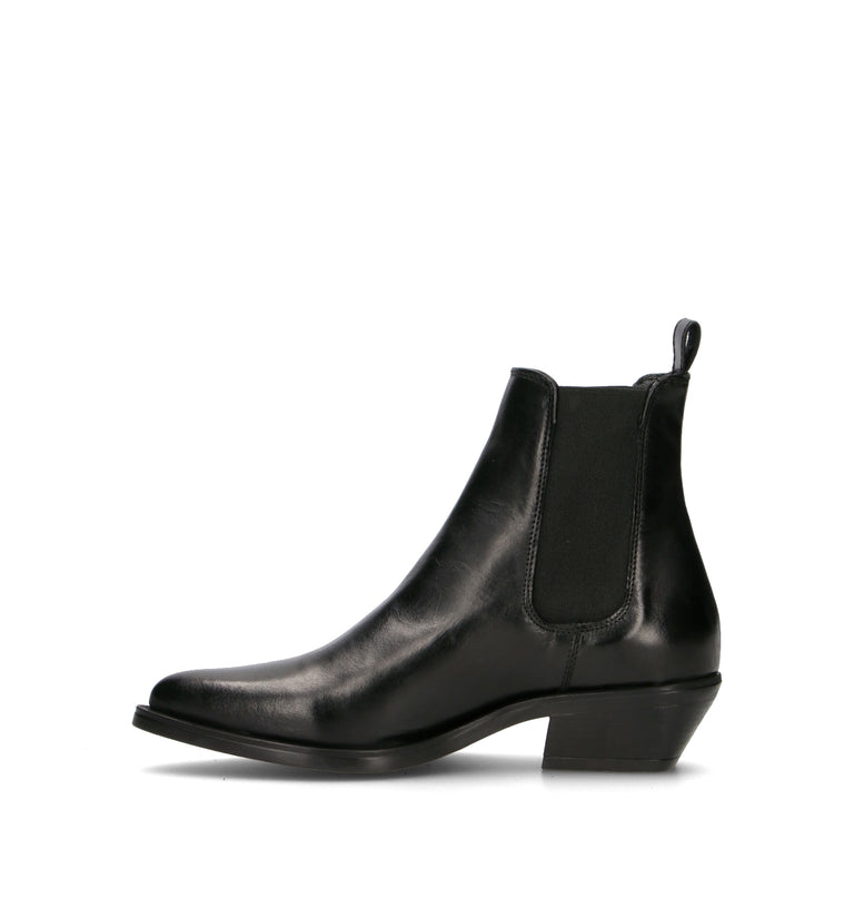 CARMENS Tronchetto donna nero in pelle