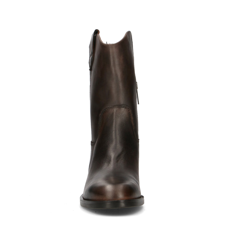 CARMENS Tronchetto donna merrone in pelle