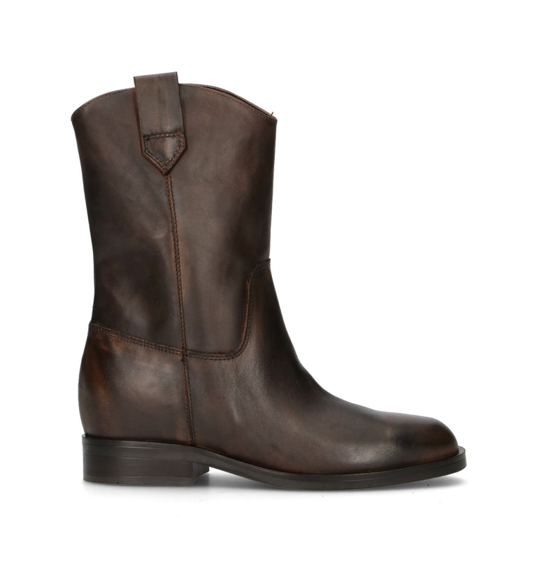 CARMENS Tronchetto donna merrone in pelle