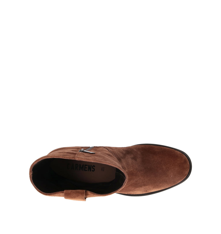 CARMENS Tronchetto donna marrone in suede