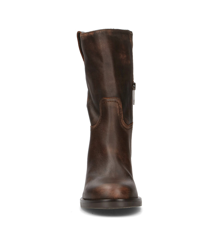 CARMENS Tronchetto donna marrone in pelle