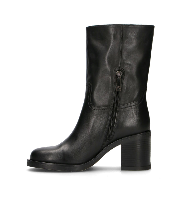 CARMENS Tronchetto donna nera in pelle